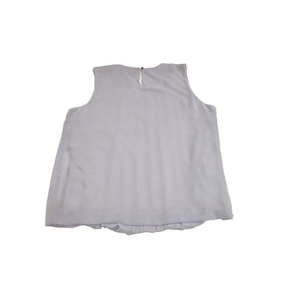 CALVIN KLEIN Womens Light Blue Sleeveless Tank Top Shirt Petite Sz PL NWT - Picture 2 of 9